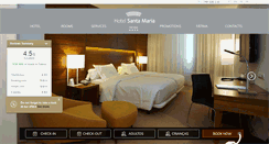 Desktop Screenshot of hotelstmaria.com