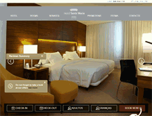 Tablet Screenshot of hotelstmaria.com
